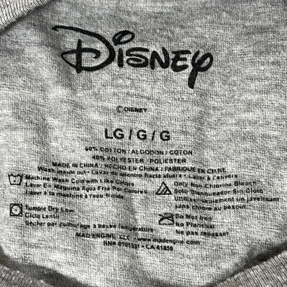 Disney Mickey Mouse American Flag USA Short Sleeve Graphic Tee Size Large - Picture 4 of 6